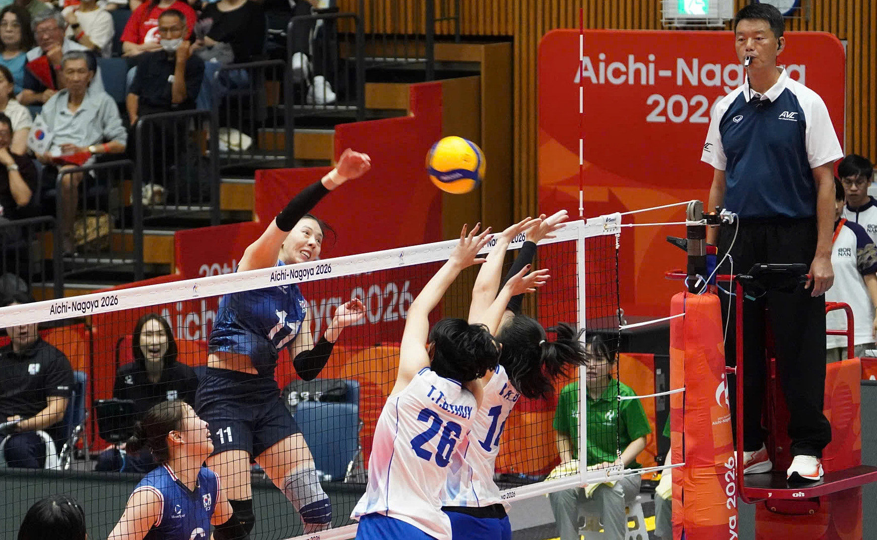 Hình minh họa: Việt Nam gặp Trung Quốc ở tứ kết bóng chuyền nữ ASIAD 2026
