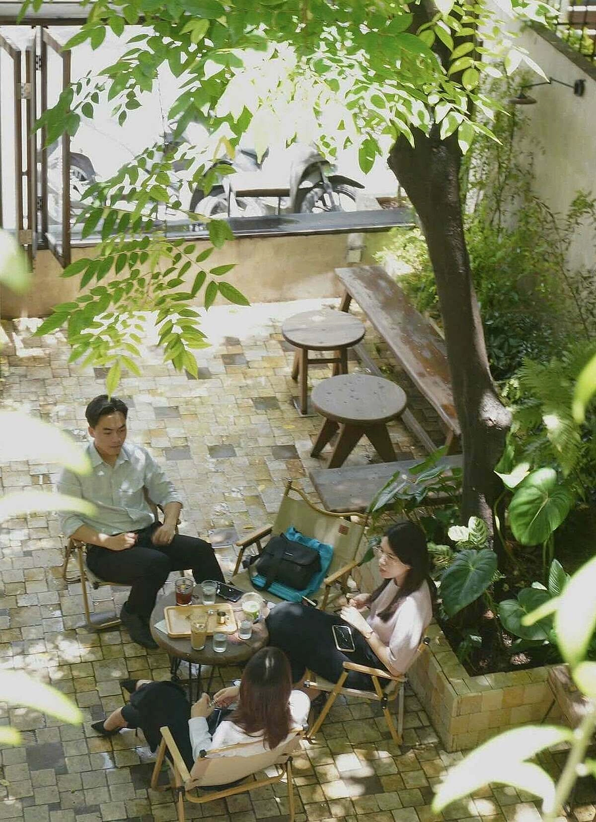 Hình minh họa: 8 quán cà phê sân vườn để tận hưởng thu Hà Nội