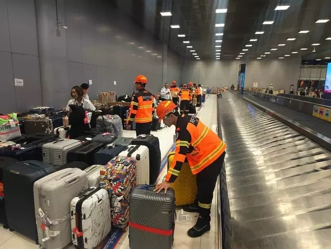 Hình minh họa: Sân bay lớn nhất Thái Lan ngổn ngang hành lý