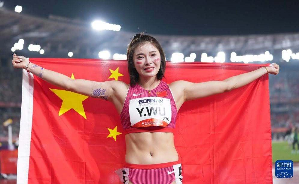 Hình minh họa: ‘Mỹ nhân điền kinh Trung Quốc’ bật khóc sau HC đồng ASIAD 2026