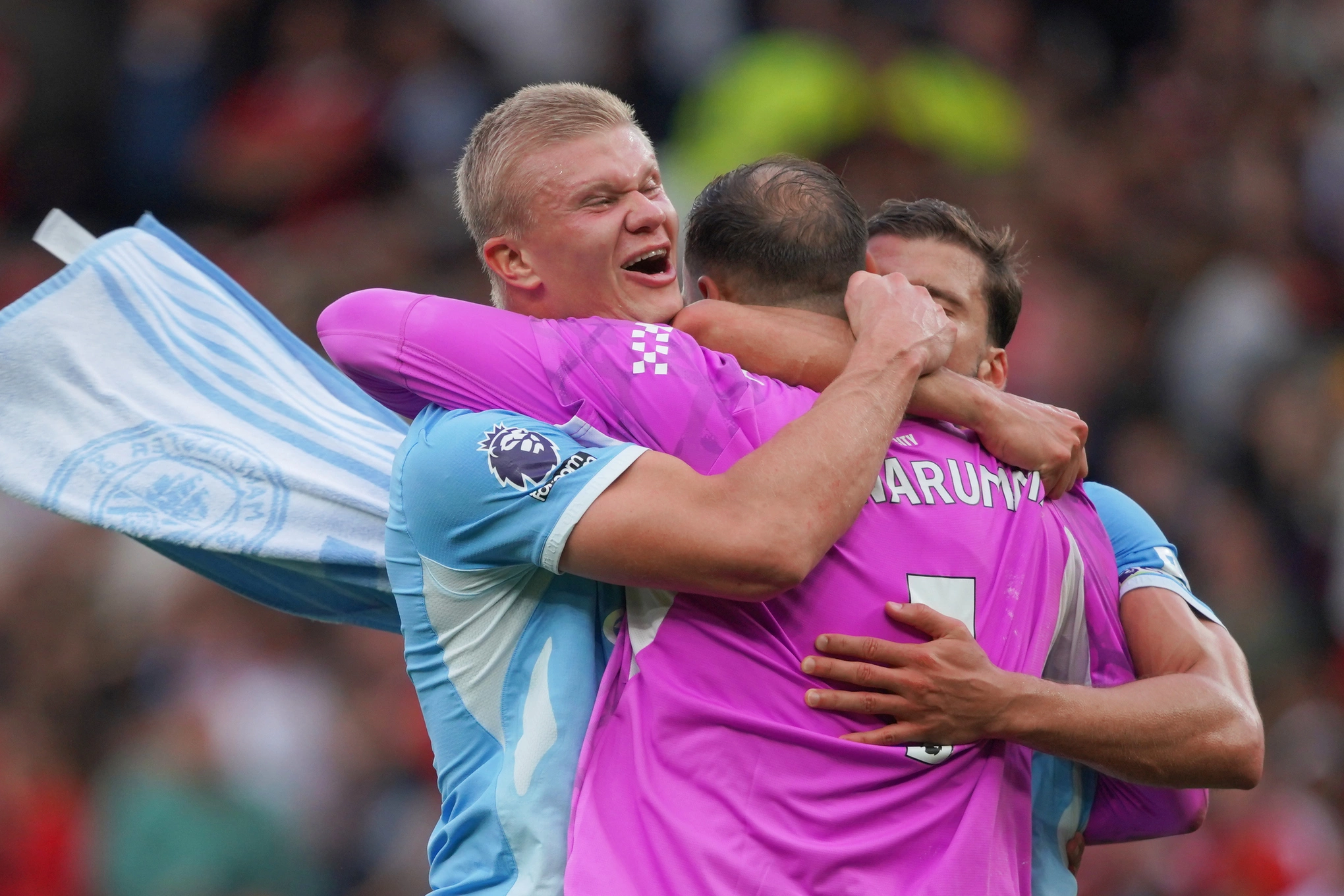 Hình minh họa: Khi Haaland đang là thủ lĩnh của Man City