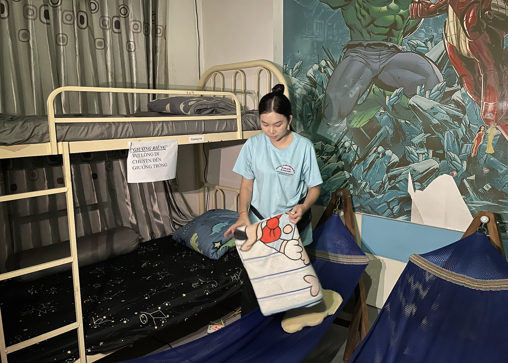 Hình minh họa: Kí túc xá kèm trạm sạc cho tài xế xe điện ở TP HCM