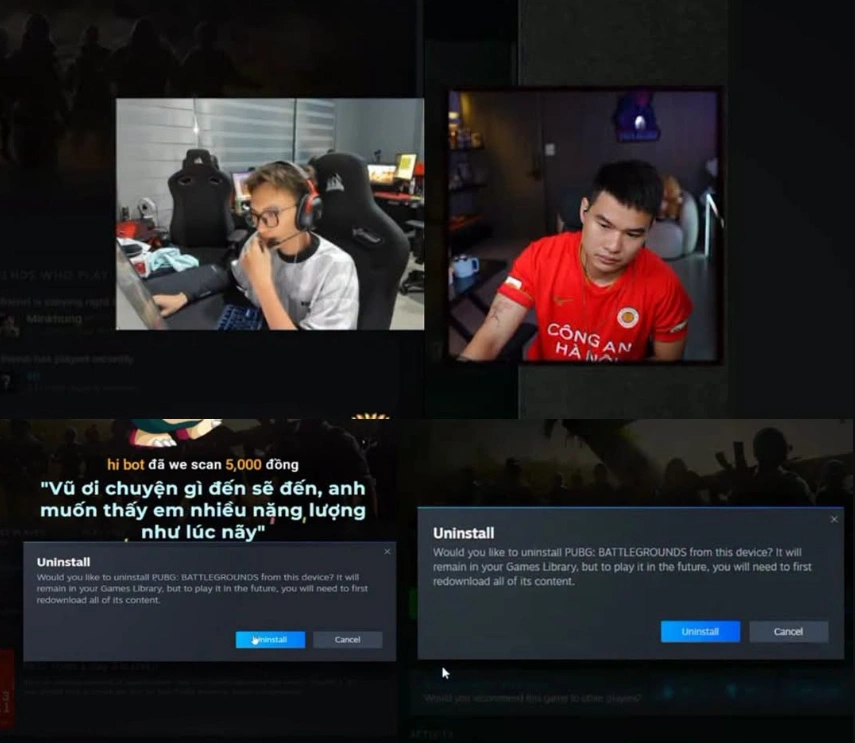 Hình minh họa: Himass và TanVuu bị cấm trên toàn bộ giải đấu PUBG toàn cầu