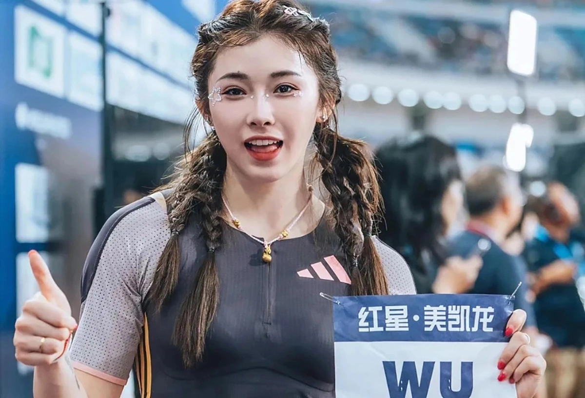 Hình minh họa: Ngô Diễm Ni, mỹ nhân điền kinh tại ASIAD