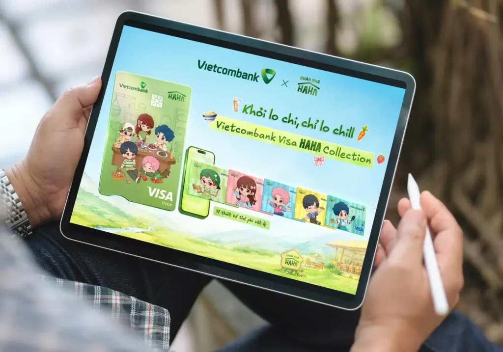 Hình minh họa: Vietcombank ra mắt thẻ độc quyền lấy cảm hứng từ nghệ sĩ Quán Nhà Haha