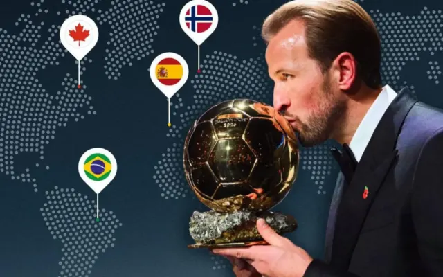 Kane chỉ hơn Mbappe 28 điểm ở Quả Bóng Vàng 2026