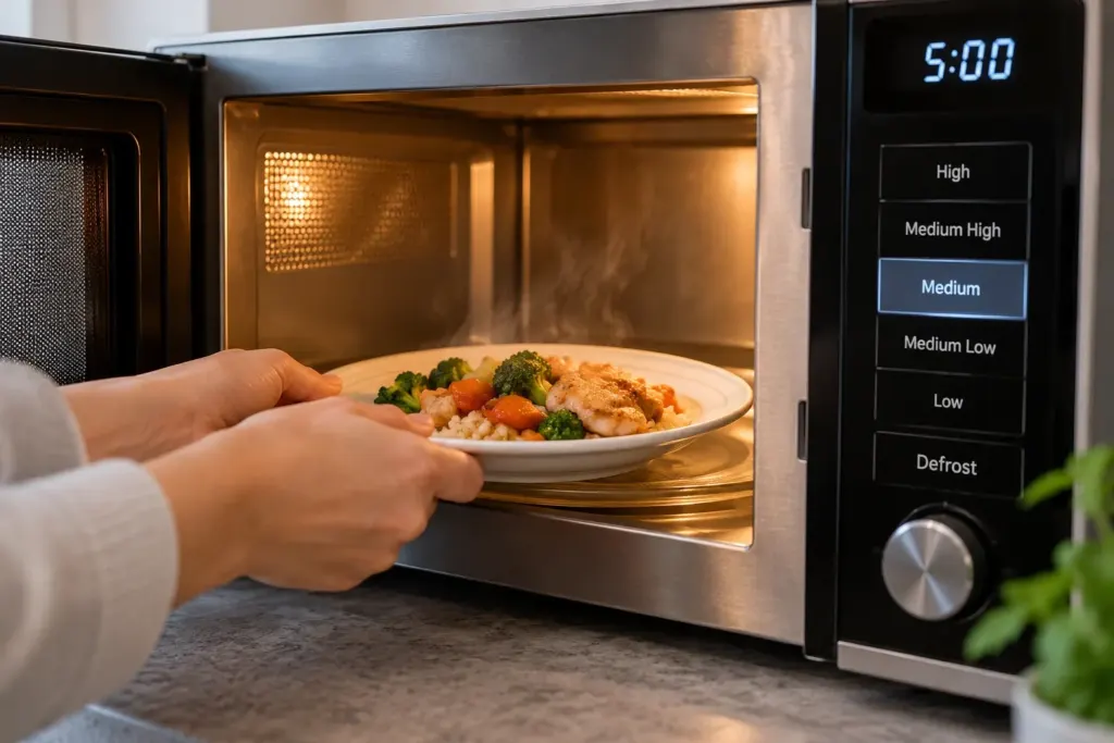 Hình minh họa: Sai lầm khi hâm nóng thức ăn bằng lò vi sóng – Báo VnExpress Cooking