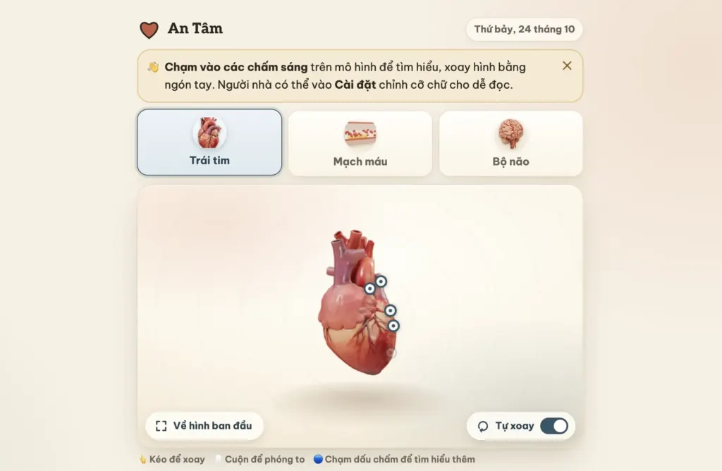 Hình minh họa: Dùng AI viết ứng dụng chống đột quỵ cho bố