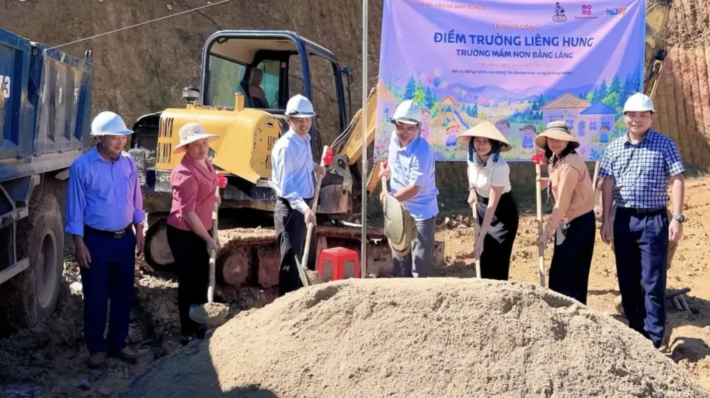 Hình minh họa: Trẻ mầm non vùng cao Lâm Đồng có lớp học mới