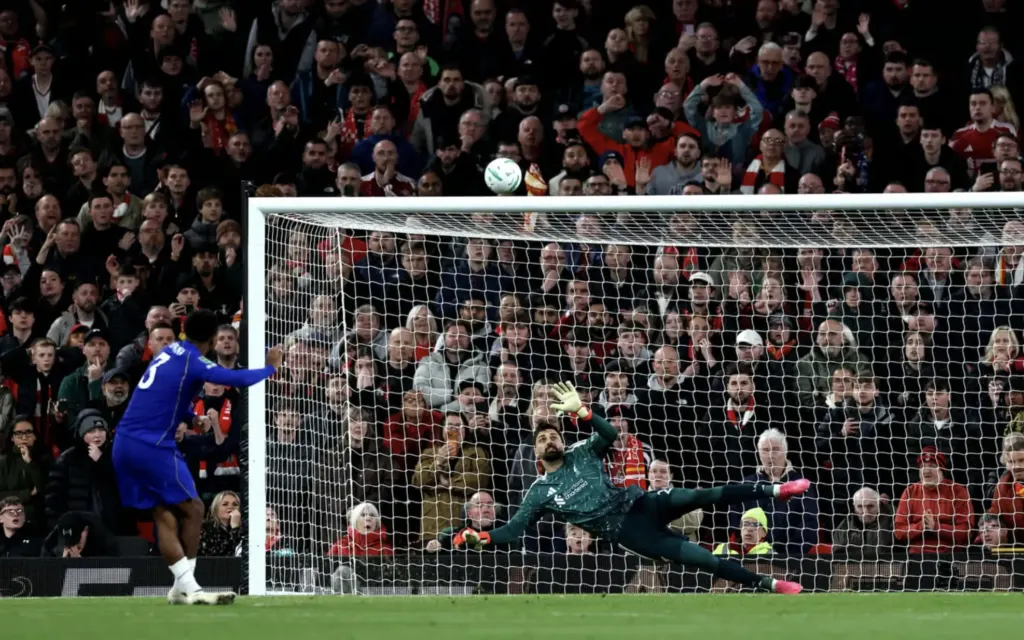 Hình minh họa: Liverpool thắng Chelsea luân lưu ở Cup Liên đoàn