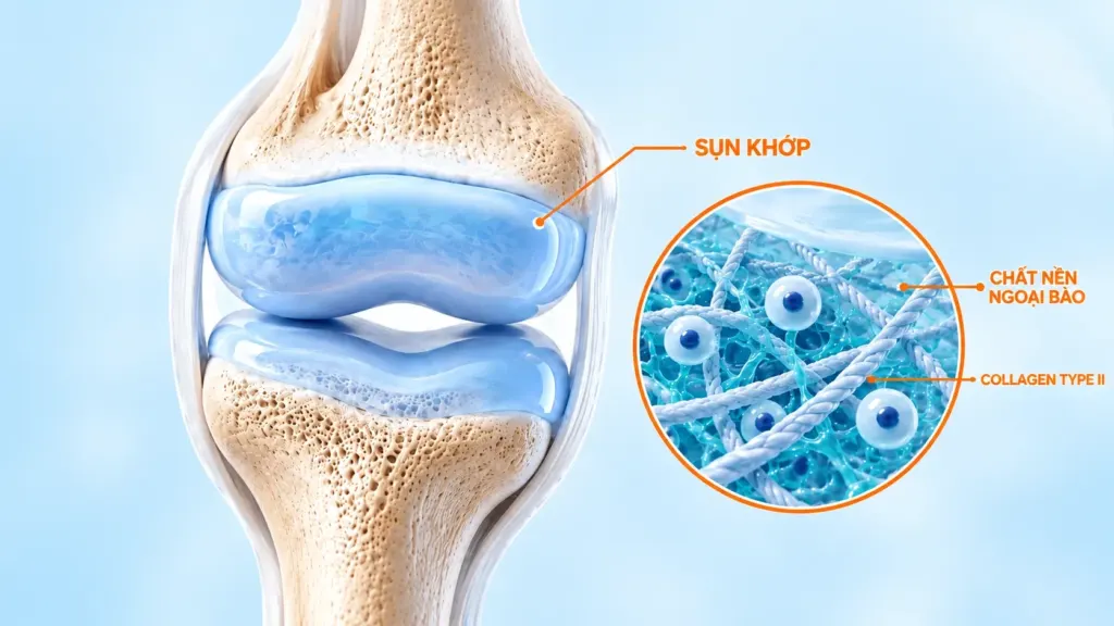 Hình minh họa: 5 dấu hiệu sụn khớp suy yếu