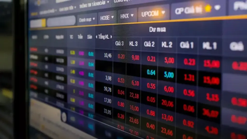 Hình minh họa: VN-Index giảm 16 điểm sau khi tăng mạnh