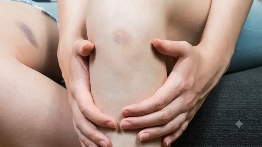 Hình minh họa: Vì sao da bạn dễ bị bầm tím?