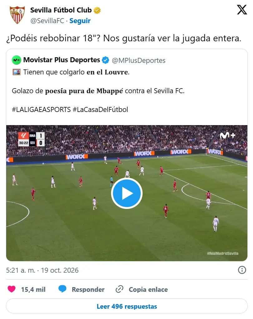 Hình minh họa: Sevilla đăng một loạt bài mỉa mai Real