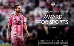 Messi trở lại Tây Ban Nha nhận giải thưởng từ Hoàng gia
