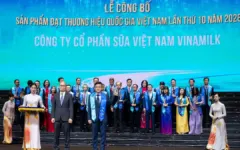 Vinamilk 18 năm liên tục giữ danh hiệu thương hiệu quốc gia