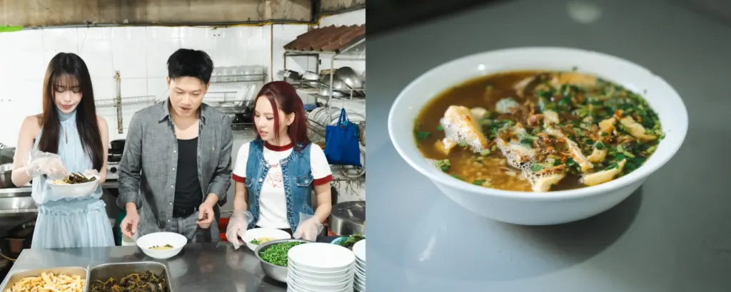 Hình minh họa: ‘Sao Chọn’ tập 4: Han Sara, Ngô Lan Hương gói bánh gai, làm gỏi cá nhệch