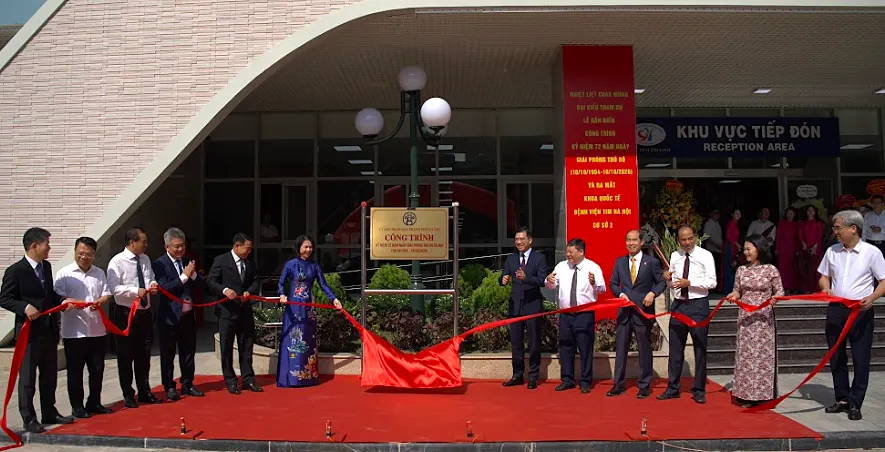 Hình minh họa: Bệnh viện Tim Hà Nội cơ sở 2 quy mô 300 giường hoạt động