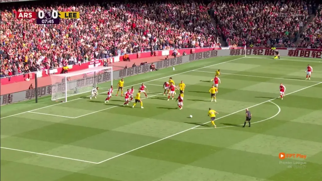arsenal 0-1 leeds