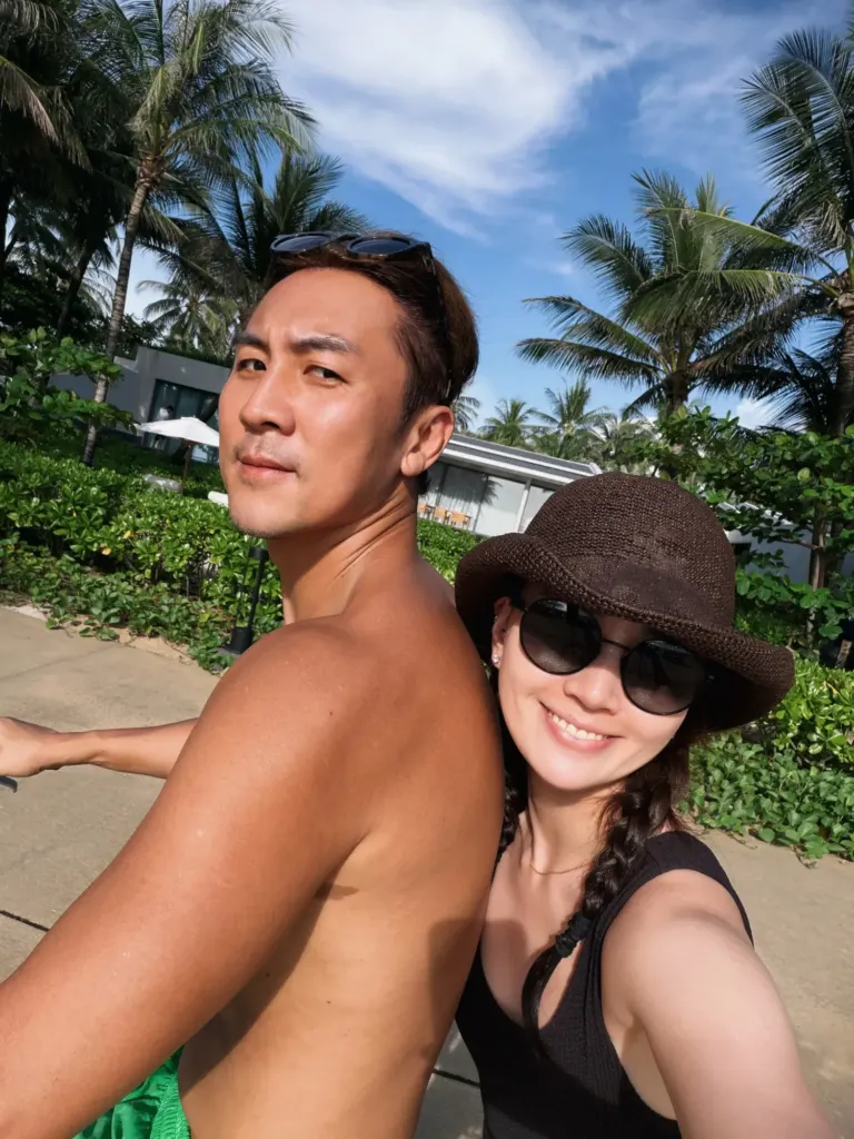 Hình minh họa: Con trai Địch Long đưa gia đình du lịch Phú Quốc