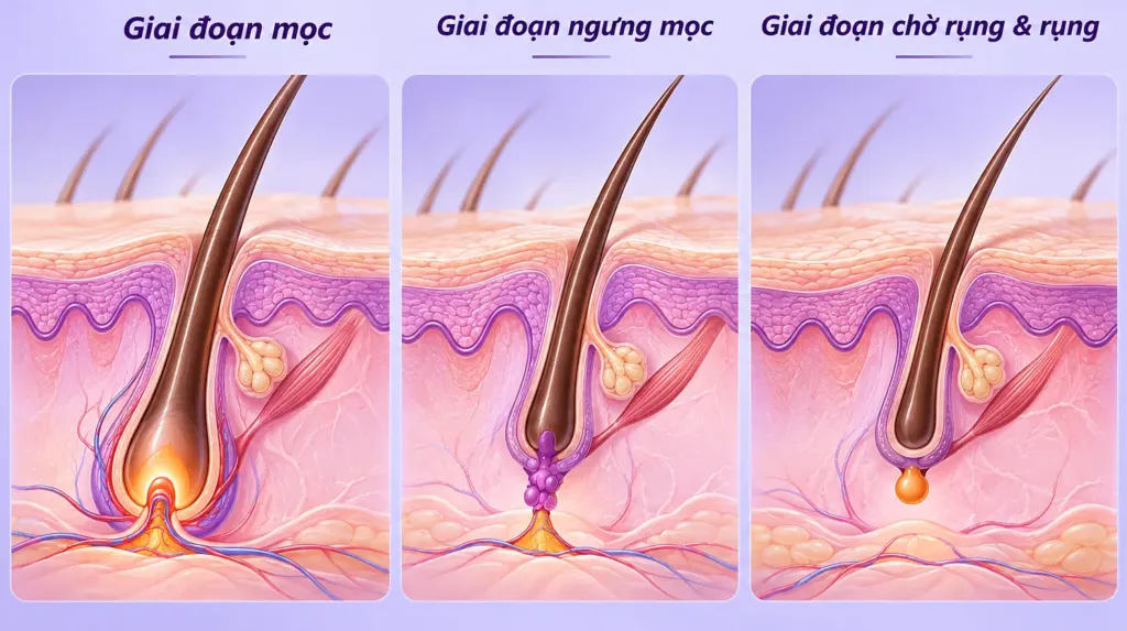 Hình minh họa: Đổi mùa có gây rụng tóc?