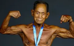 Bỏ qua đạm đắt tiền, lực sĩ 90 tuổi nuôi cơ bắp bằng món ăn rẻ tiền của người Nhật