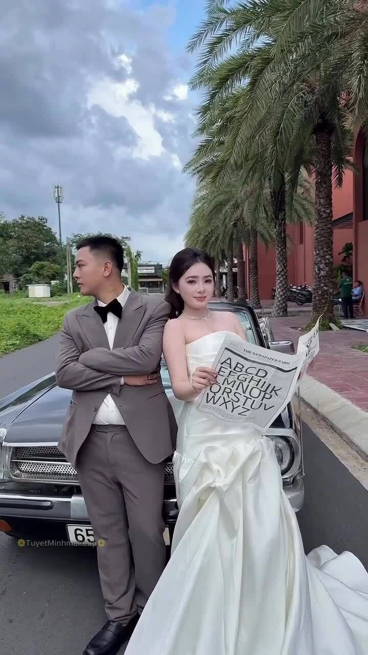 Hậu trường chụp bộ ảnh cưới của Hoài Lâm