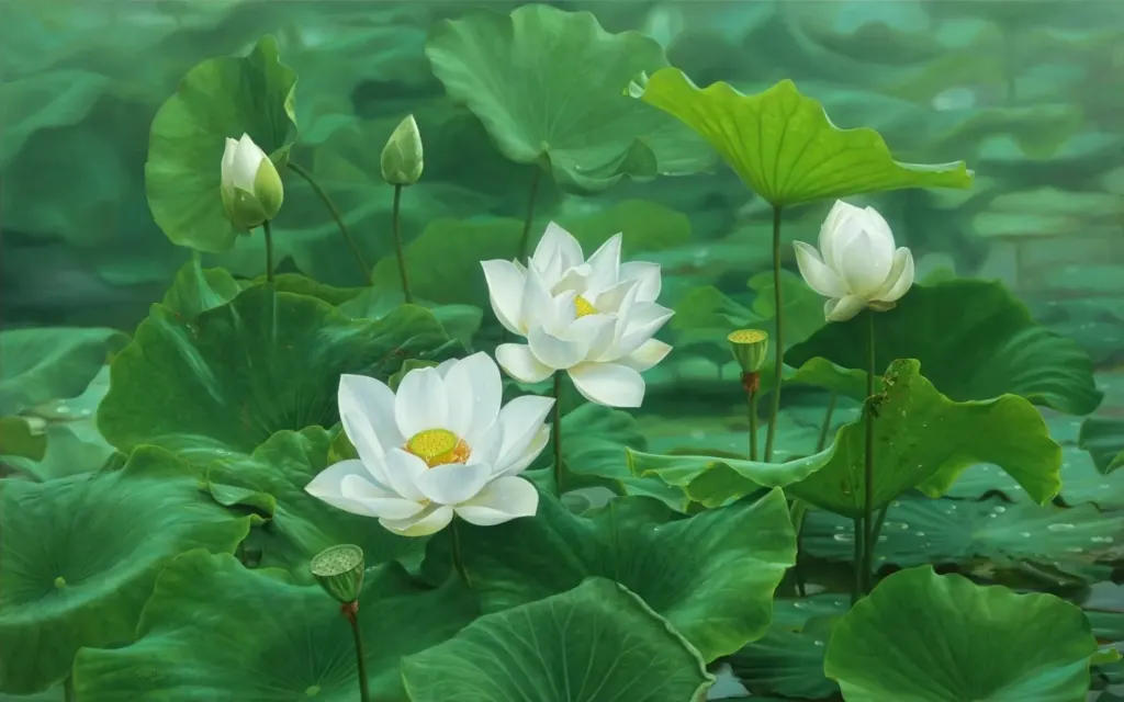 Hình minh họa: Tranh đồng quê bị nhầm với ảnh chụp