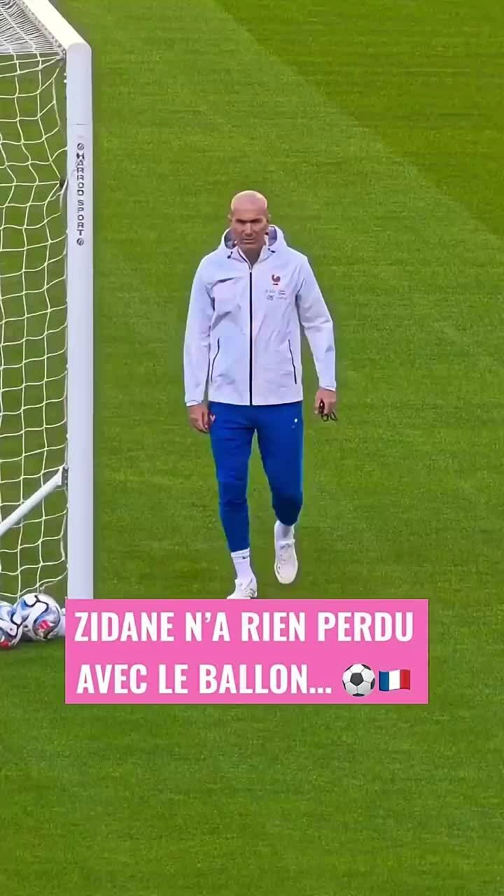Hình minh họa: Tuyển thủ Pháp kinh ngạc vì kỹ thuật ở tuổi U60 của Zidane