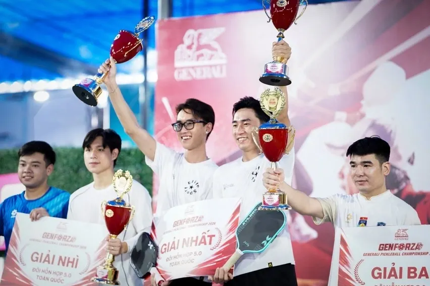 Hình minh họa: Generali gắn kết nhân viên, cộng đồng qua giải Pickleball GenForza 2026