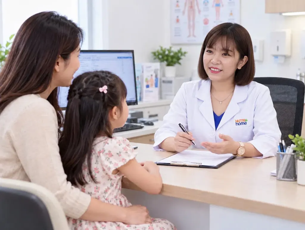 Hình minh họa: Bé gái ăn mút xốp, tóc do rối loạn ăn uống