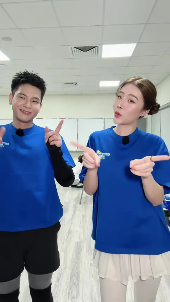 Hình minh họa: Quân A.P diễn cảnh đám cưới trong Running Man