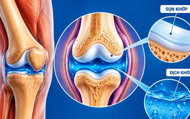 Sụn khớp được nuôi dưỡng như thế nào