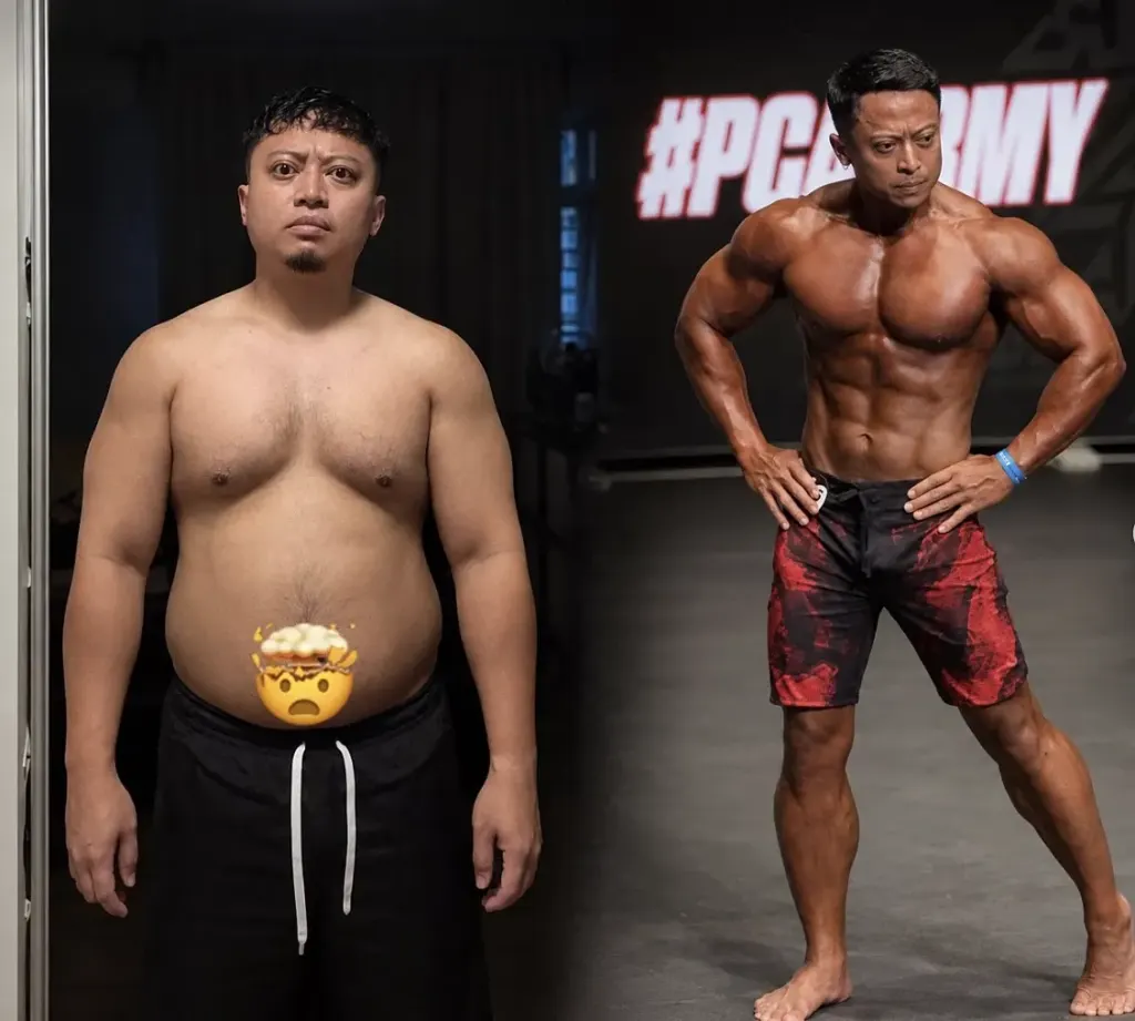 Hình minh họa: Tự cân từng bữa ăn, ông bố 37 tuổi giảm 21 kg rồi lấn sân thể hình