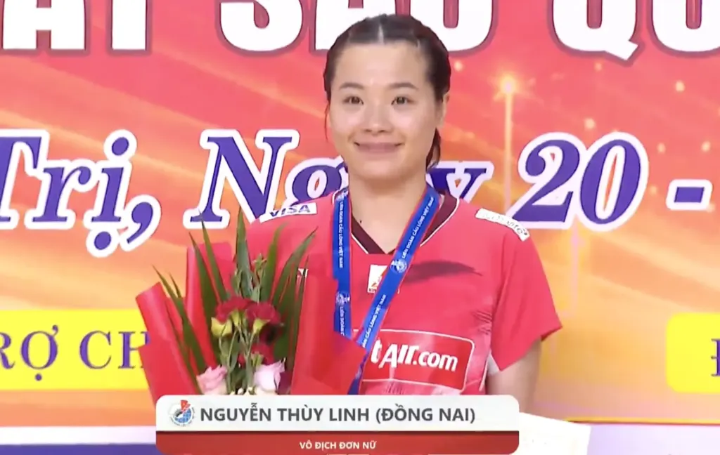 Hình minh họa: Thùy Linh tiếp tục thống trị cầu lông nữ Việt Nam