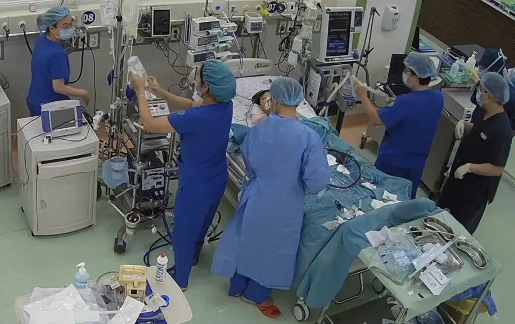 Hình minh họa: Bé trai trụy tim mạch sau một ngày mắc cúm A