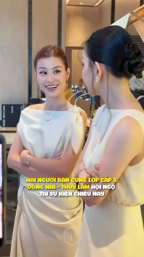 Hình minh họa: Hoa hậu Thùy Lâm gây chú ý khi tái xuất ở sự kiện