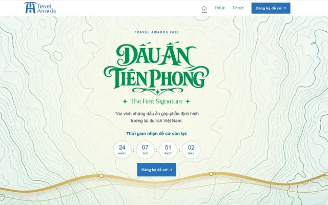 Ra mắt trang thông tin giải thưởng du lịch thường niên của