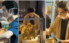 Chủ quán cơm gà hút khách đến chợ đêm Trung Quốc vì đẹp trai