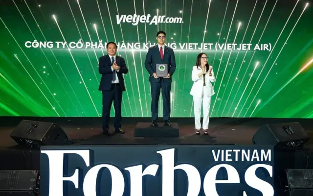 Vietjet vào ‘Top 50 doanh nghiệp ESG 2026’ của Forbes