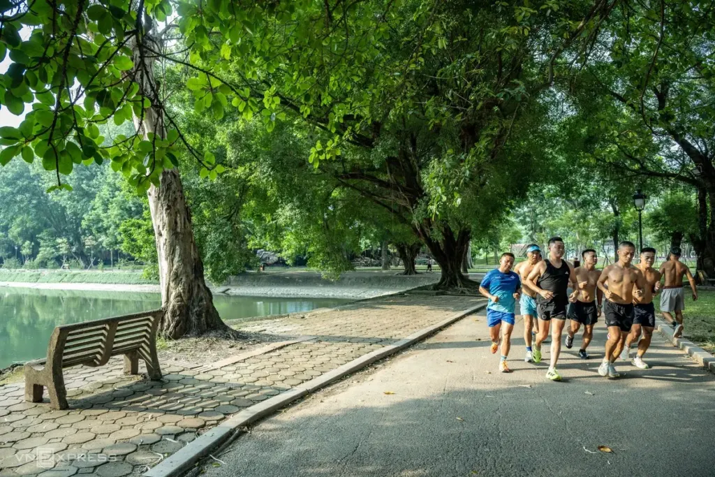 Hình minh họa: Thu vàng trong ‘lá phổi xanh của Hà Nội’