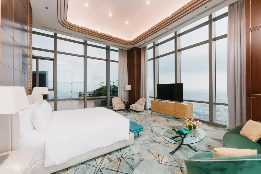 Hình minh họa: Phòng khách sạn 220 triệu một đêm trong tòa nhà cao nhất TP HCM