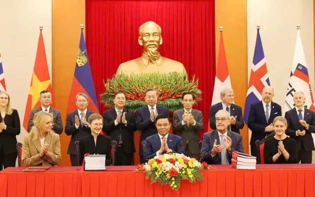 Việt Nam ký hiệp định thương mại tự do với các nước thuộc EFTA